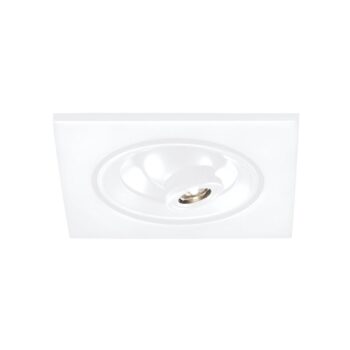 Egger DLS LED vstavané reflektory Riga Zooom, hranaté, biele, 2700K