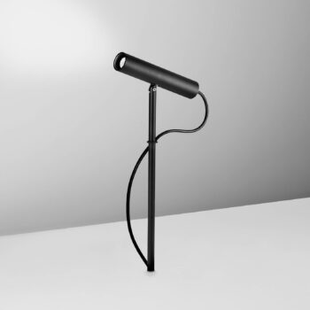 Egger DLS zemný bodový reflektor Výška tyče 50 cm čierna 3 000 K