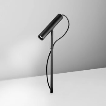 Egger DLS zemný bodový reflektor Výška tyče 70 cm čierna 3 000 K