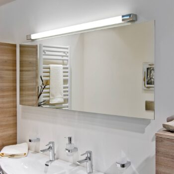Egger Supreme LED nástenné svetlo, nerezová oceľ, 130 cm