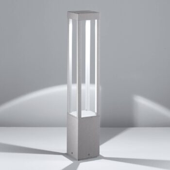 Egger York LED svetlo na chodník sivé, 65 cm