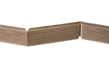 Egibi, Soklová lišta CD60 Calgary 2,5m, 2500x60x10 mm, hnedá