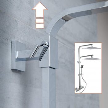 Eisl - Sprchový stĺp Calvin s termostatickou batériou, chróm DX1104CST