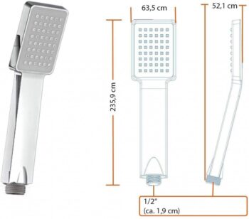 Eisl - Sprchový stĺp Calvin s termostatickou batériou, chróm DX1104CST
