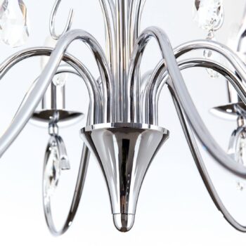 Elegantný visiaci luster FIORETTO 8-pl. chróm