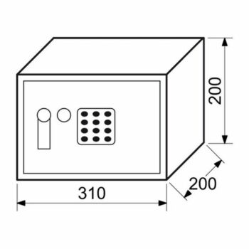 Elektronický sejf RICHTER RS20.EDK