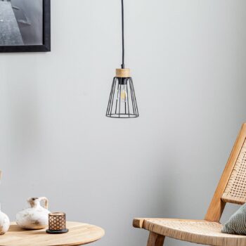 Envostar Dorvi závesná lampa olejovaný dub, 1-pl.