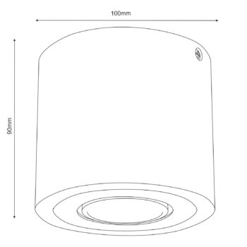 Envostar Ernest Downlight GU10 z dreva, okrúhly