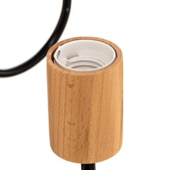 Envostar Joiy luster, 5-plameňové, čierne