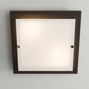 Envostar Kerio stropné svietidlo, 30x30 cm, wenge