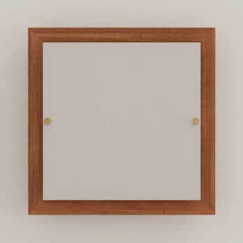 Envostar Kerio stropné svietidlo 30x30cm borovica rustikálna