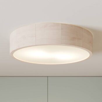 Envostar Kerio stropné svietidlo, Ø 37 cm, biele