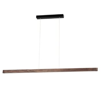 Envostar Lineo LED závesná lampa tmavá borovica 118cm