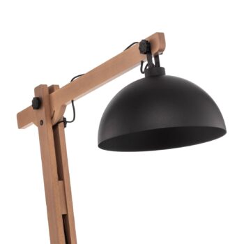 Envostar Stort stojacia lampa s dreveným sútyčím