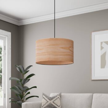 Envostar Veneer závesná lampa jadrové drevo jaseň