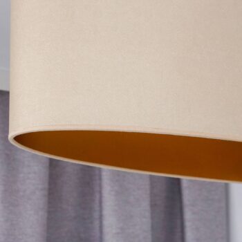 Envostar závesná lampa Idun light beige 80 cm prírodný materiál vegan