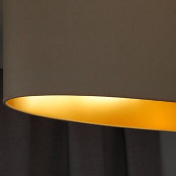 Envostar závesná lampa Idun light beige 80 cm prírodný materiál vegan