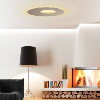 Escale Blade Open LED nástenné svietidlo taupe Ø 59 cm