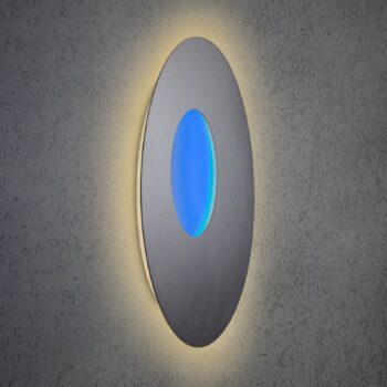Escale Blade Open nástenné LED RGBW sivá Ø 59 cm