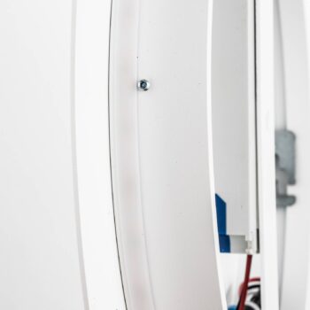 Escale Blade nástenné LED svetlo, biele, Ø 34 cm