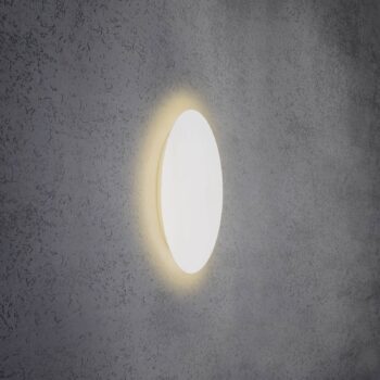 Escale Blade nástenné LED svetlo, biele, Ø 44 cm