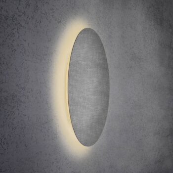 Escale Blade nástenné LED, vzhľad betón, Ø 79 cm