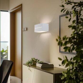 Euluna Aceline nástenné svetlo, Up- a Downlight biela