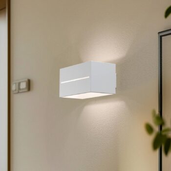 Euluna Aceline nástenné svetlo, Up- a Downlight biela