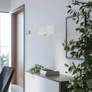 Euluna Aceline nástenné svetlo, Up- a Downlight biela