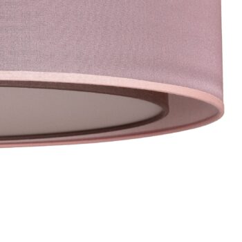 Euluna Tibu stropné svietidlo, textil, Ø50cm, zemitá farba