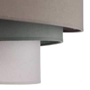 Euluna Trio monocolor stropné svietidlo sivá Ø60cm