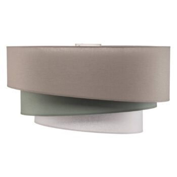 Euluna Trio monocolor stropné svietidlo sivá Ø60cm