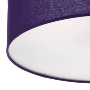Euluna deka na kolieskach, látkový odtieň fialová, Ø 50 cm