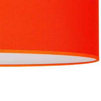 Euluna deka na kolieskach, textilný odtieň oranžová, Ø 40 cm