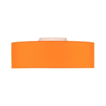 Euluna deka na kolieskach, textilný odtieň oranžová, Ø 40 cm