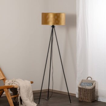 Euluna stojaca lampa Zofia, zlatá