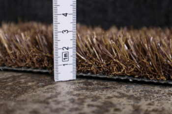 Europe Grass, Umelá tráva PartyGrass Brown, vyrezať kruh, šíře 4m, hnedá