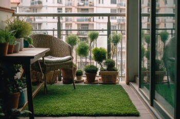 Europe Grass, Umelá tráva Rosalia, vyrezať kruh, šíře 4m, zelená
