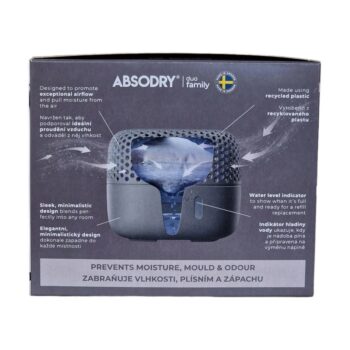 Everbrand pohlcovač vlhkosti Absodry Duo Family Bag 3-series, do 30 m3, Dark Grey