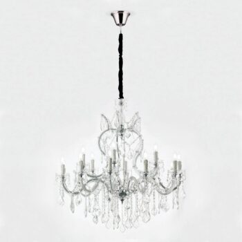 Excelentný visiaci luster LILIANA, 18-plameňový