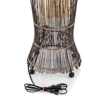 Exotická stojaca lampa YUNI 150 cm