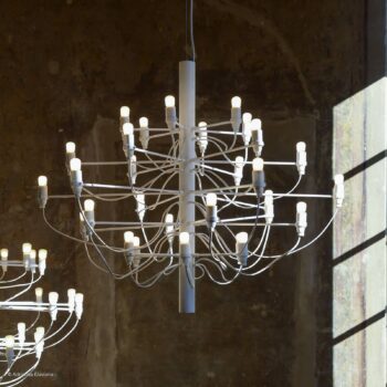 FLOS 2097/30 LED luster, matný, biely