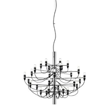 FLOS 2097/30 Luster 30 svetiel chróm matný