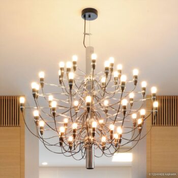 FLOS 2097/30 Luster 30 svetiel chróm matný