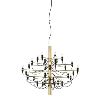 FLOS 2097/50 LED luster, matný, mosadz