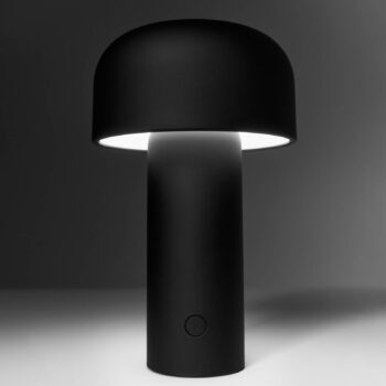 FLOS Bellhop stolová LED lampa, čierna