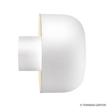 FLOS Bellhop vonkajšia nástenná, 2.700 K, biela