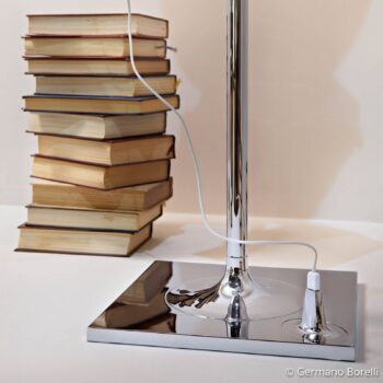 FLOS Bibliotheque Nationale stojacia lampa PVC tkanina
