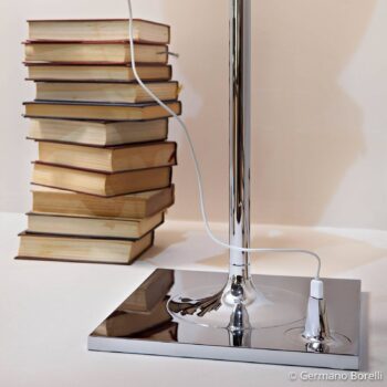 FLOS Bibliotheque Nationale stojacia lampa transparentná