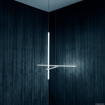 FLOS Coordinates S1 závesné LED svetlo argent moon